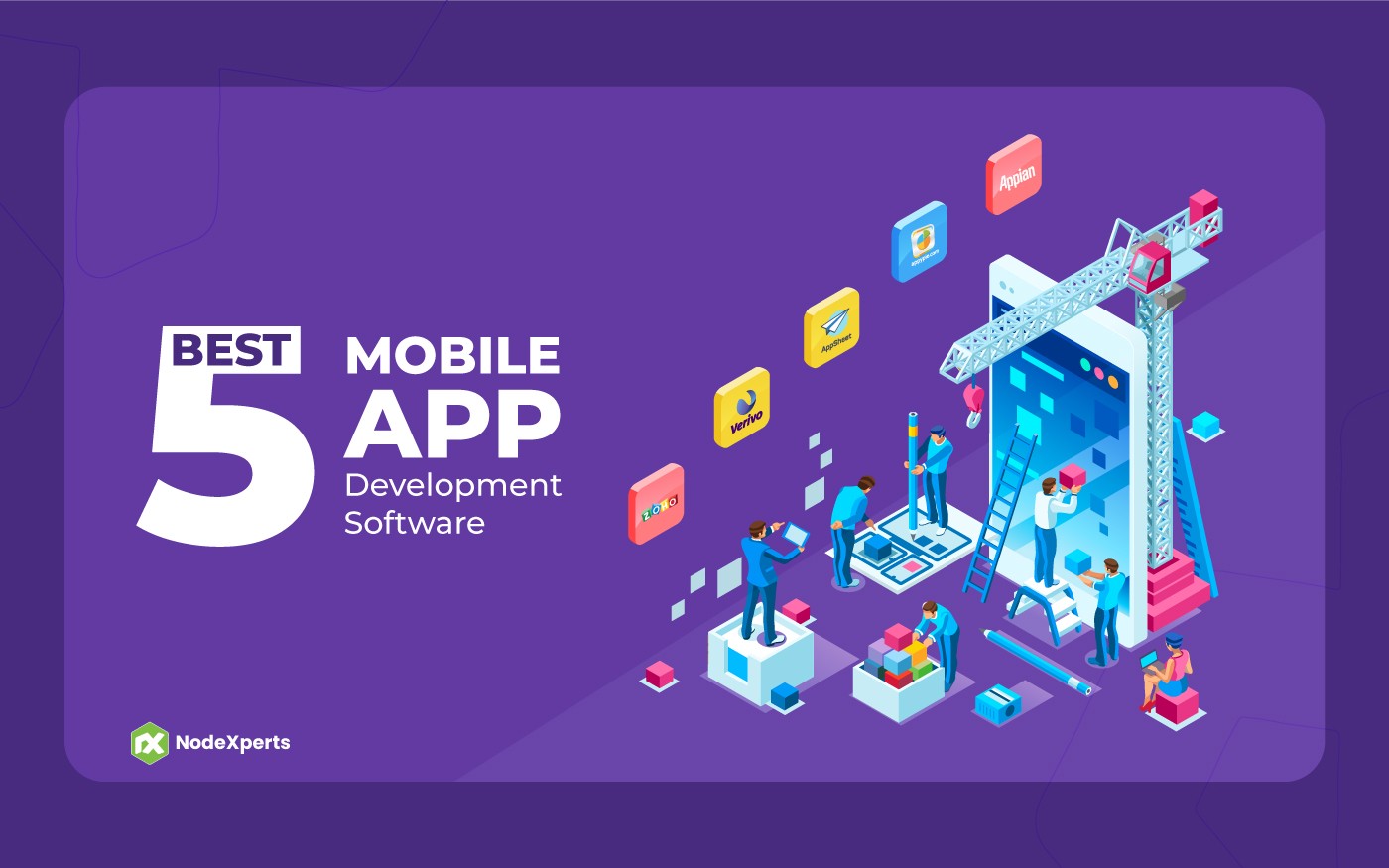 Five best mobile app development software