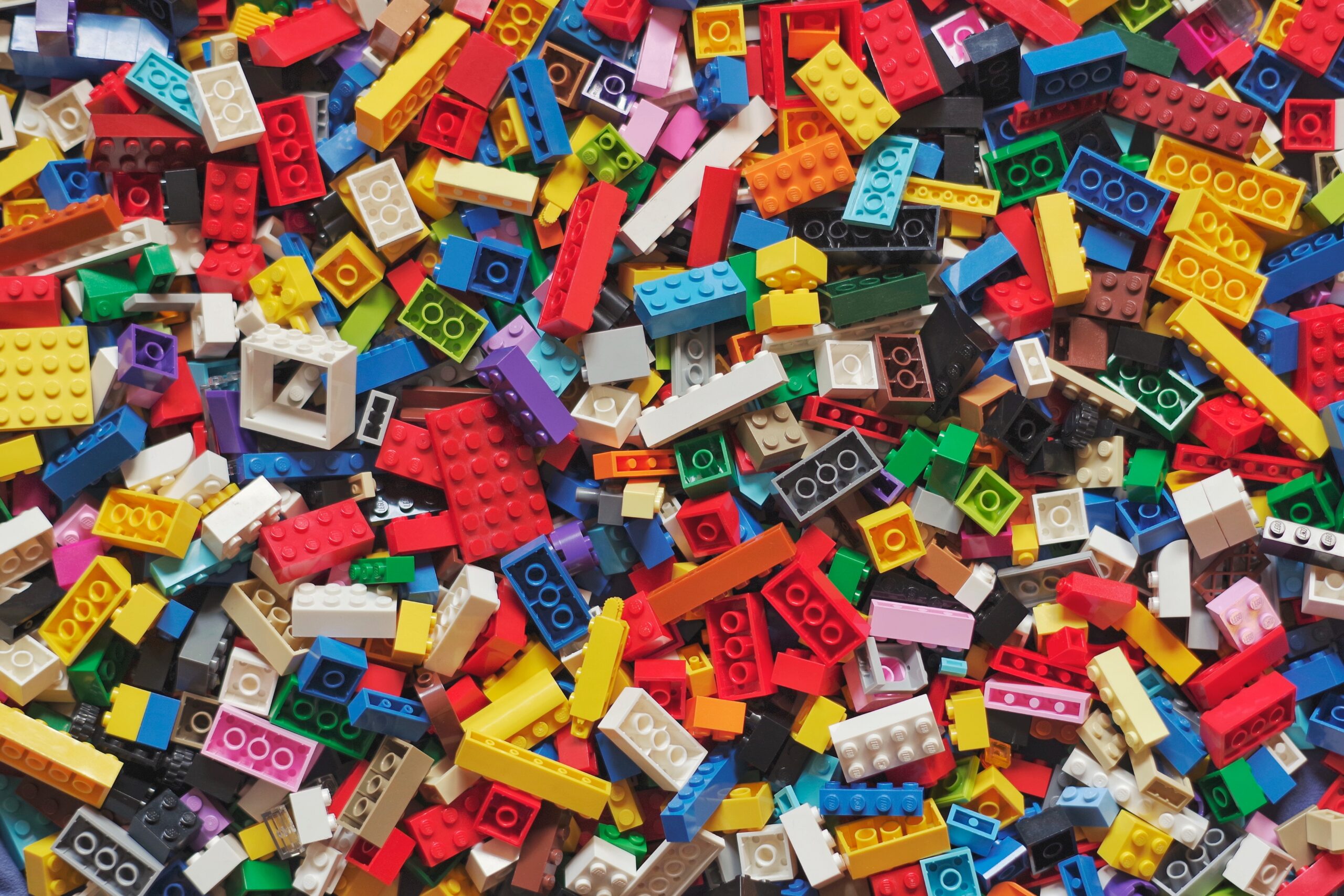 A pile of Lego blocks